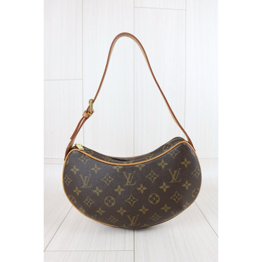 Include Entrupy Certificate of Authenticity|Good ( Rank AB)|Louis Vuitton Monogram Croissant PM ShoulderBag |Z26102201