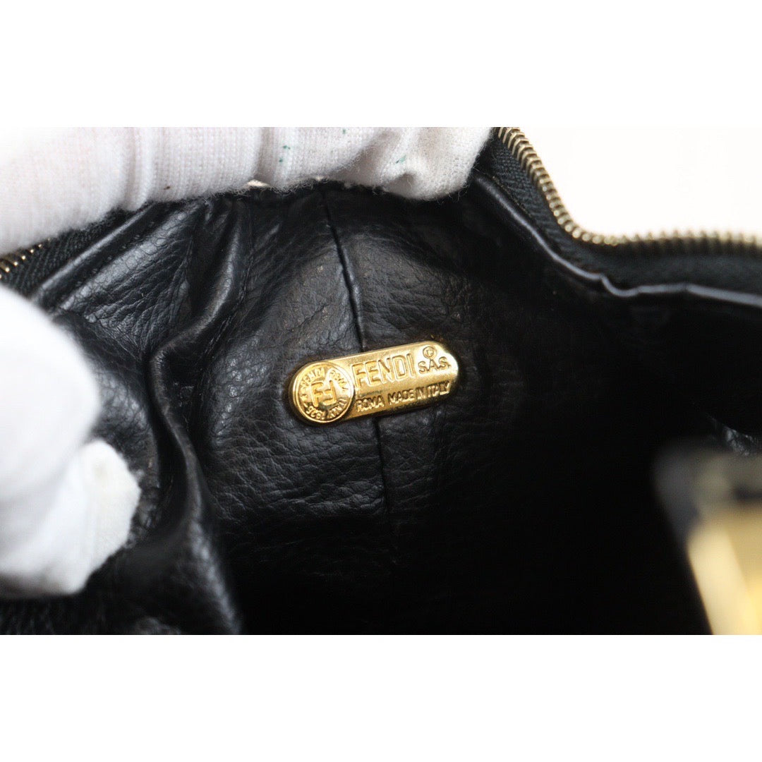 Rank A | FENDI Zucca Handbag |23092601