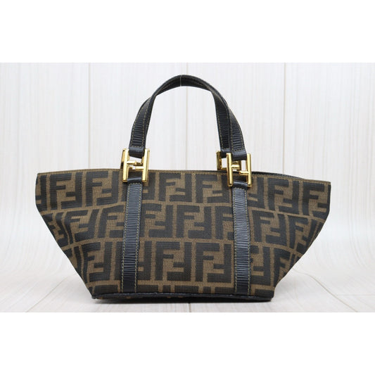 Good ( Rank AB) |FENDI Zucca Mamma Roll mini HandBag |25032011