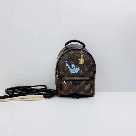Rank A | LV Monogram Special Palm Springs Backpack MINI|2303061