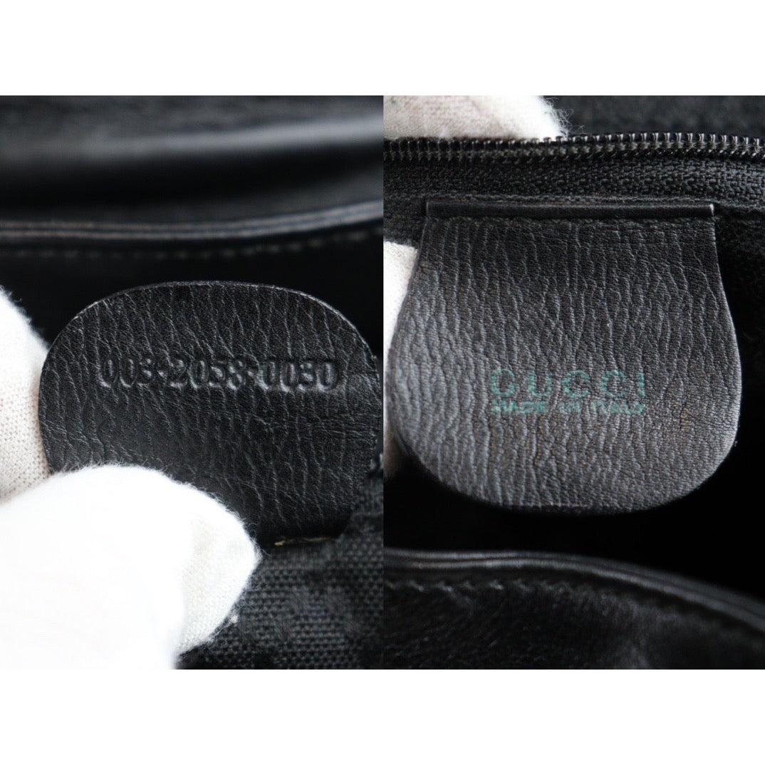 Rank A | GUCCI Bamboo Leather Mini Backpack Back|23101315