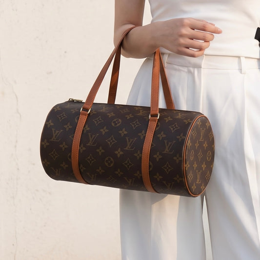Include Entrupy Certificate of Authenticity|Good ( Rank AB)| Louis Vuitton Monogram Papillon 30 Handbag |26100501