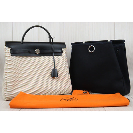 Rank A | HERMES Herbag PM □C Stamp With Change Bag|23121309
