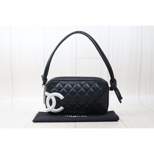 Good ( Rank AB)| CHANEL Cambon Line Shoulder Bag Made In 2003-2004Year |24070106
