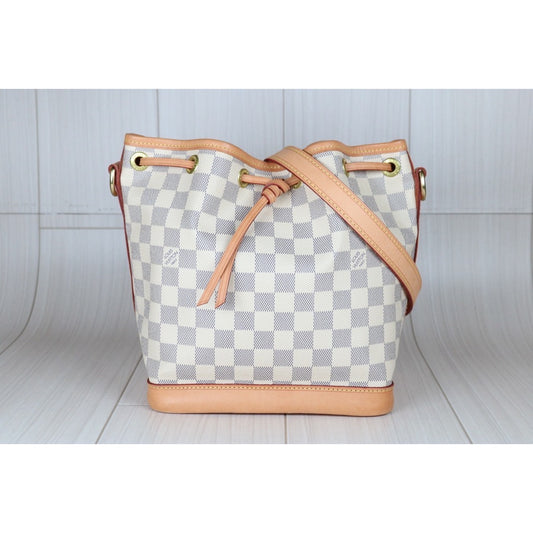 Rank A | LV Damier Azur Noe BB Shoulder Bag |S24052701