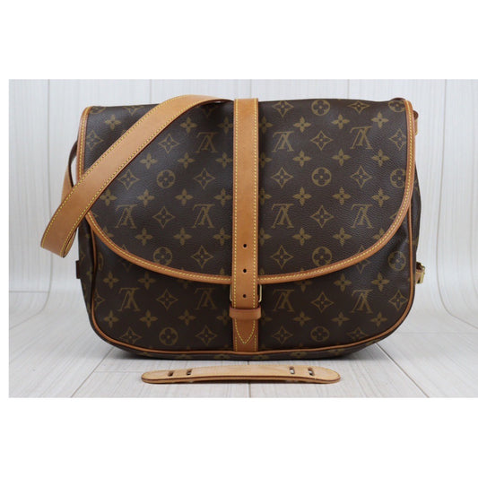 Rank AB | LV Monogram Saumur 35 Shoulder Bag|24021534