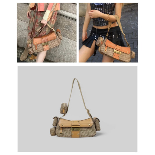 Very Good ( Rank A) | Dior Punk Canvas Shoulder Bag |S25032601