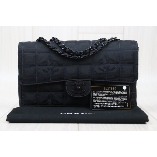 Rank A | CHANEL New Travel Line Chain Shoulder Bag Made in 2002-2003 Year|24032914