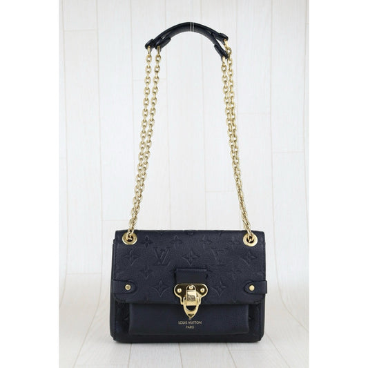 Very Good ( Rank A)| LV Monogram Vavin BB Leather Shoulder Bag Black|S25011902