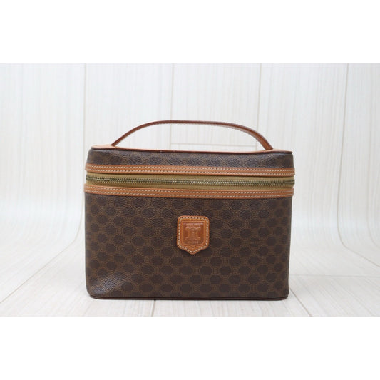 Very Good ( Rank A)| CELINE Macadam Vanity Handbag |24072504