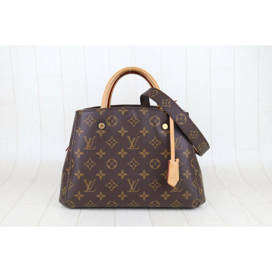 Very Good ( Rank A)|LV Monogram Montaigne BB Hand Bag Shoulder Bag|S25022602