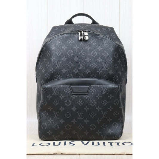 Very Good ( Rank A)| LV Monogram Men Style Backpack Black|P25012206