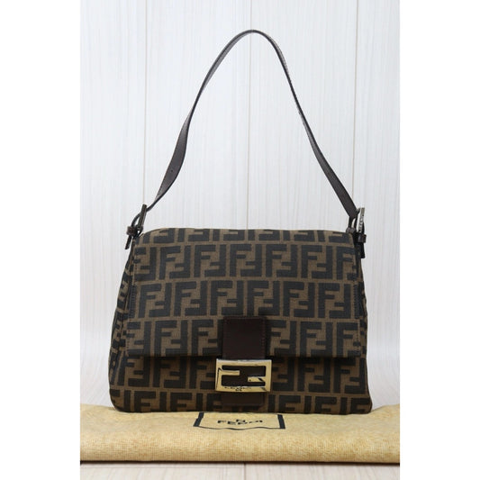Very Good ( Rank A) | FENDI Zucca Mamma Baguette Shoulder Bag |V24100404