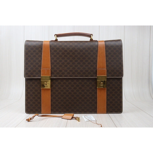 Rank A | CELINE Macadam Handbag |24042911