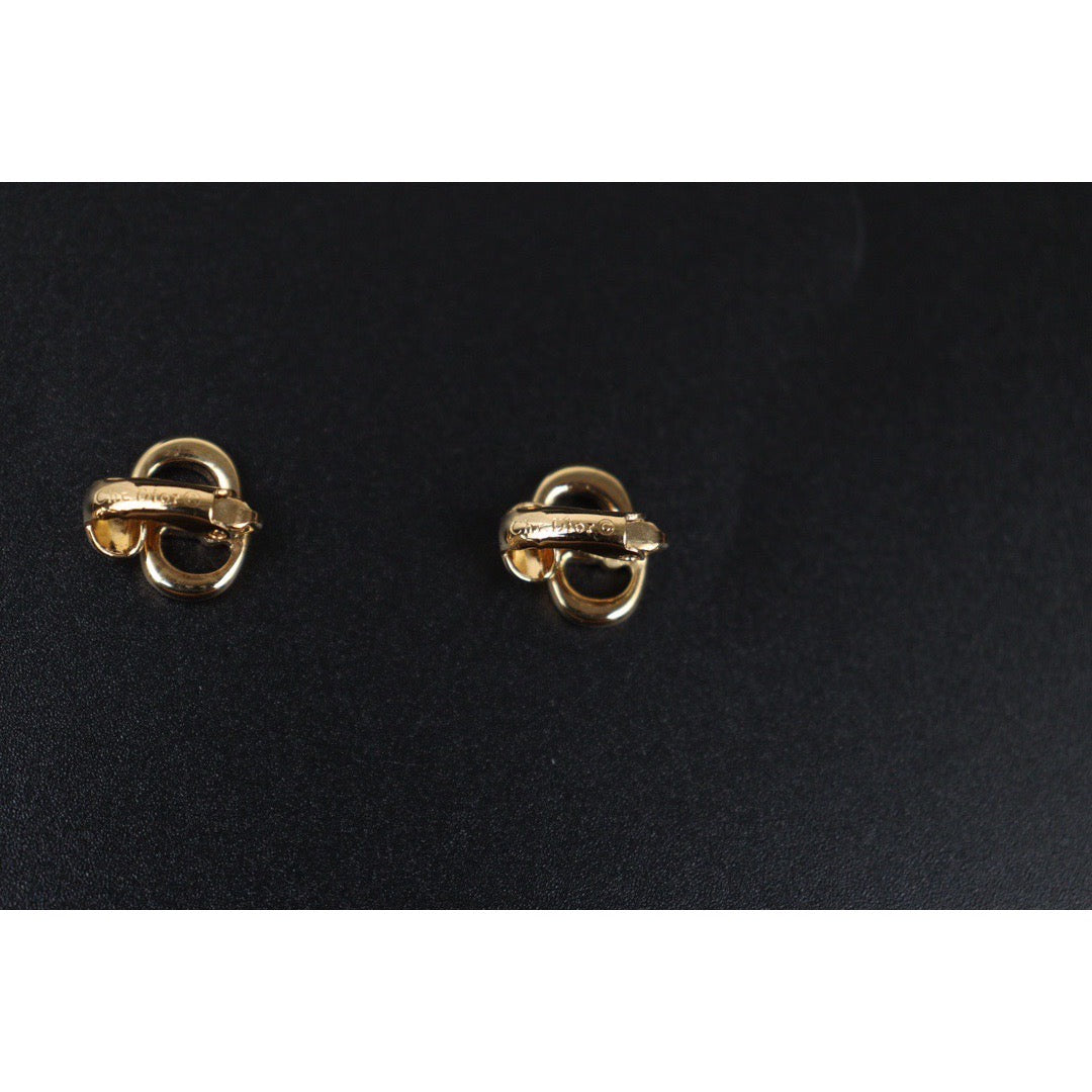 Rank A | Dior CD Earring Gold Plated|24061331