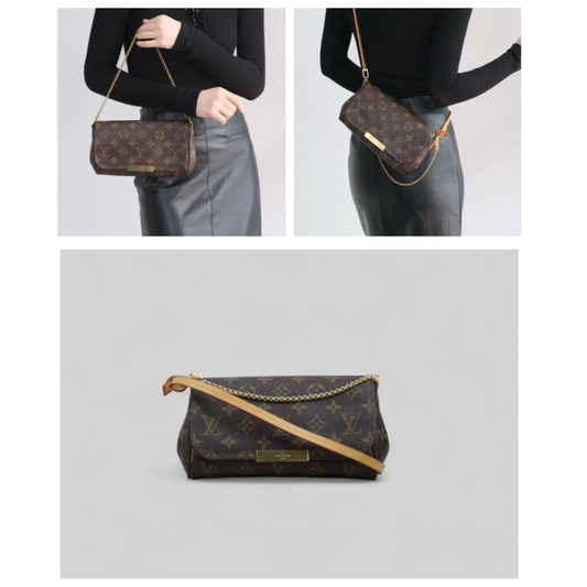 Good ( Rank AB)| LV Monogram Favorite PM Shoulder Bag|H25052509