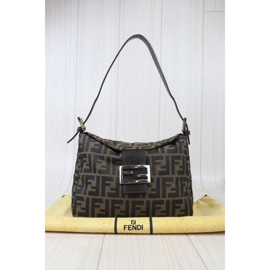 Good ( Rank AB)| FENDI Zucca Mamma Shoulder Bag |24080111