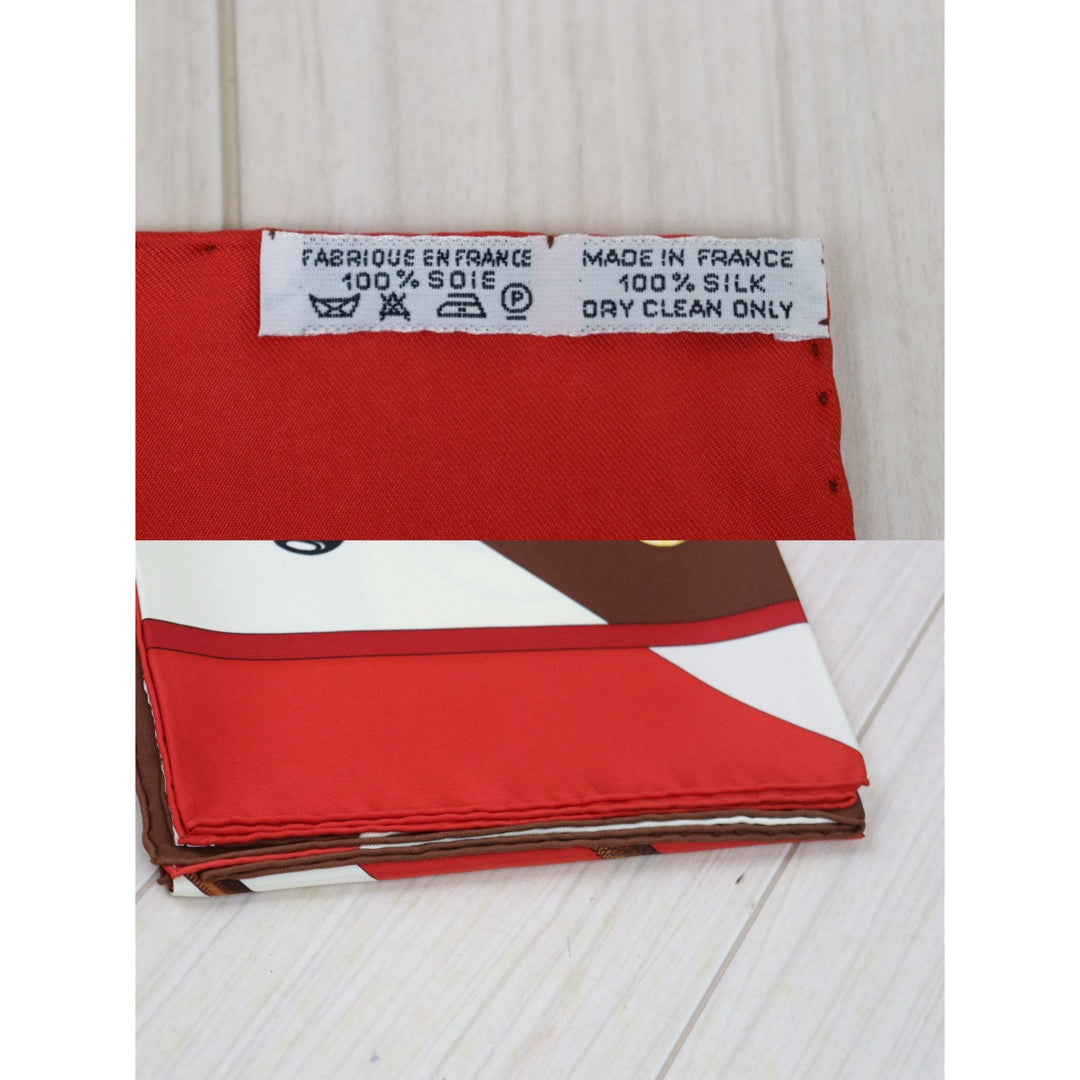 Very Good ( Rank A) | HERMES Ribbon Scarf 90|VT25030124