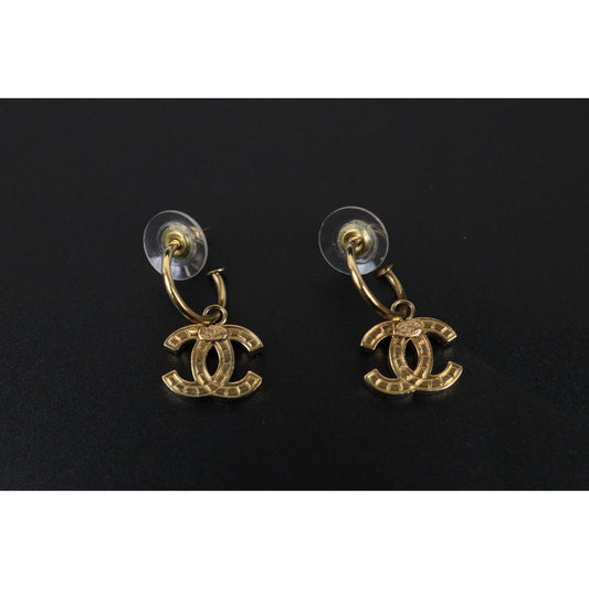 Very Good ( Rank A) |CHANEL COCO Earrings 18k Gold Plated |24103123