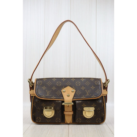 Good ( Rank AB)| LV Monogram Hudson Shoulder Bag|P25082711