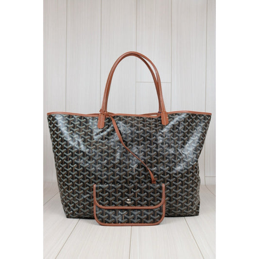 Rank AB | Goyard Saint-Louis GM Tote Bag Brown|S24071439