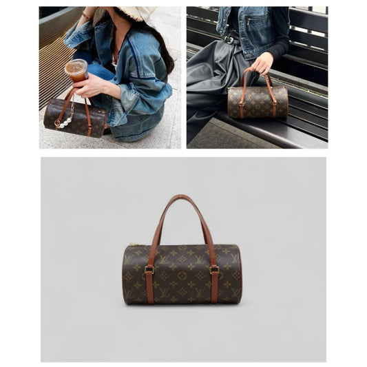 Very Good ( Rank A)| LV Monogram Papillon 26 Handbag |25041701