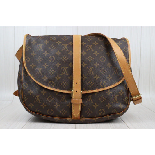 Rank AB | LV Monogram Saumur 35 Shoulder Bag|24031414