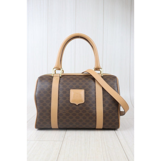 Rank A| CELINE Macadam Poston 25 Bag Shoulder Bag |24082002