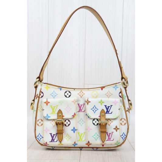 Good ( Rank AB)| LV Takashi Murakam Multi Monogram Lodge Shoulder Bag|S25110404