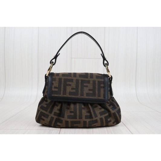 Rank A| FENDI Mini Zucca Mamma Hand Bag |24031211