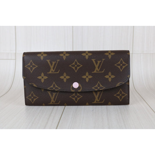 Very Good ( Rank A)| LV Monogram Emilie Long Style Wallet |S25082402
