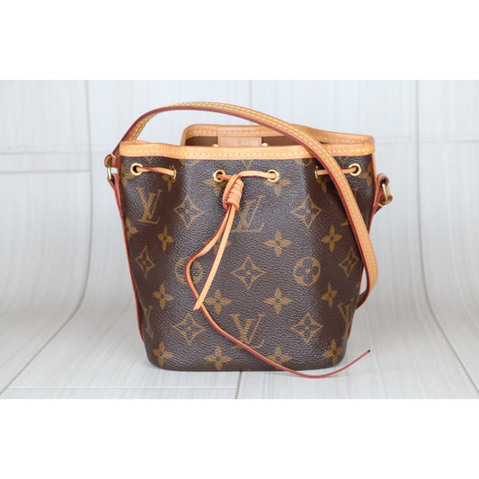 Rank A | LV Monogram Nano Noe Shoulder Bag |S24061803