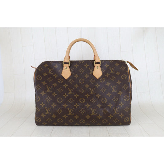 Very Good ( Rank A)| LV Monogram Speedy 35 Hand Bag |S25091503