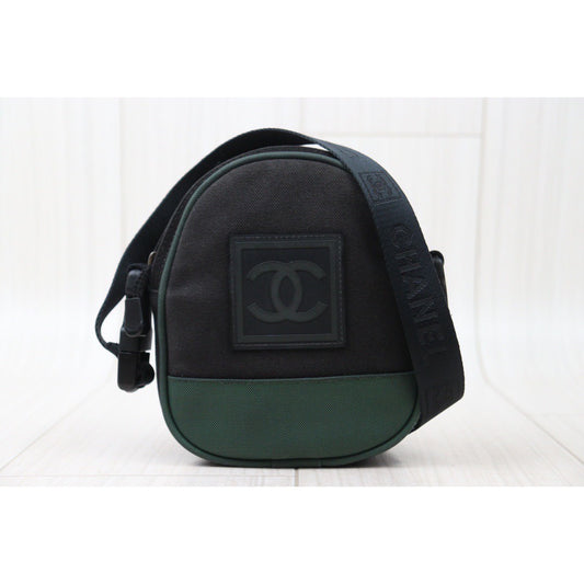 Rank A  ｜  Chanel Sports Line Egg shaped Mini Bag Coco Mark Shoulder bag  ｜24050918