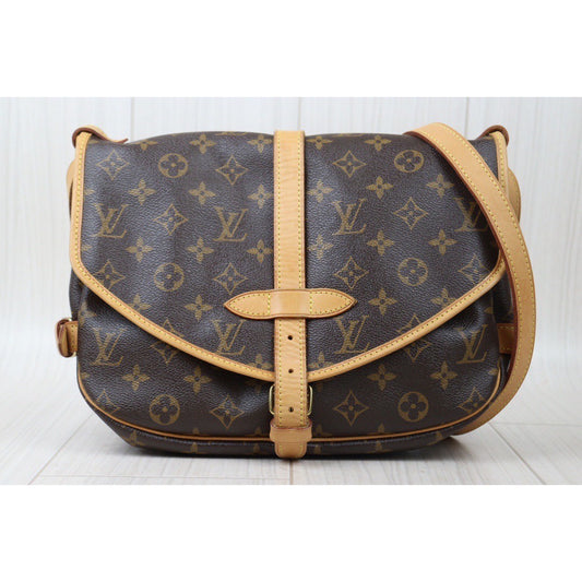 Rank AB | LV Monogram Saumur 30 Shoulder Bag|24070806