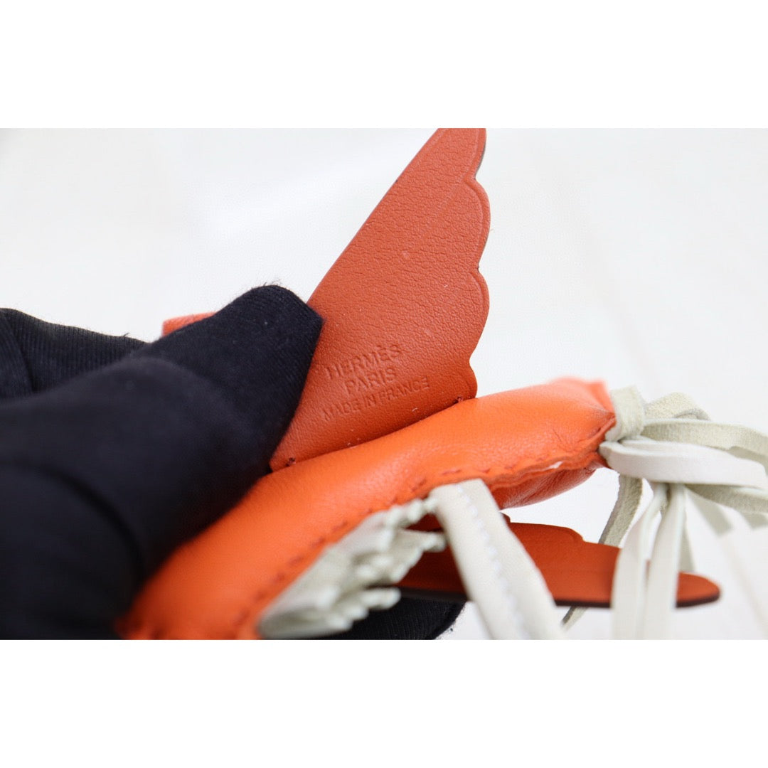 Excellent(Rank SA)| HERMES Rodeo PM Bag Charm Orange|S25022805