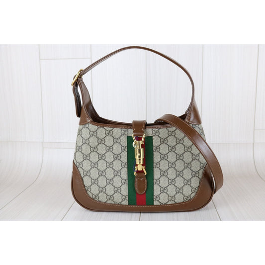 Very Good ( Rank A) | GUCCI Monogram PM Jackie 1961 Handbag With Shoulder Strap|S26030301