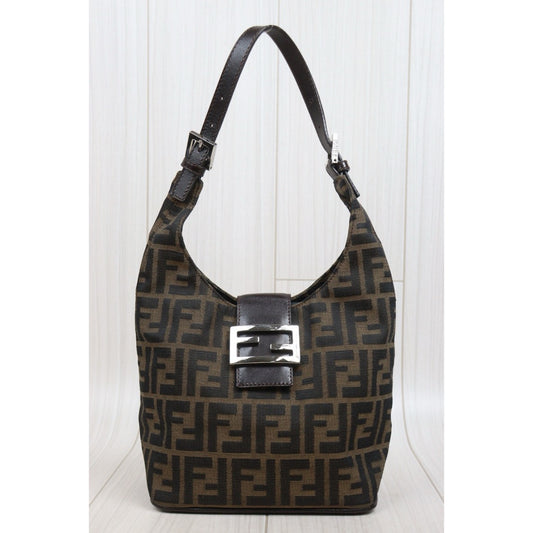 Good ( Rank AB)| FENDI Zucca Potato Case Shoulder Bag |26020301