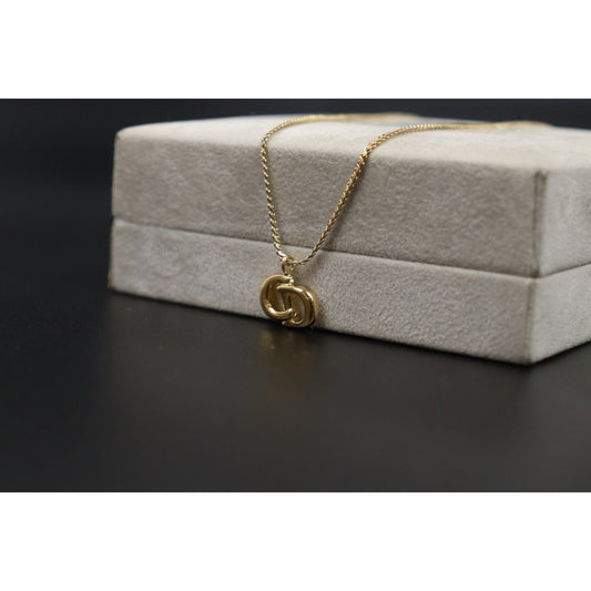 Very Good ( Rank A)| Dior CD Necklace Earring Set |25062608