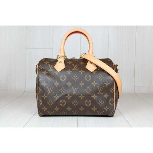 Very Good ( Rank A)| LV Monogram Speedy 25 Hand Bag With Shoulder Strap|S24071415
