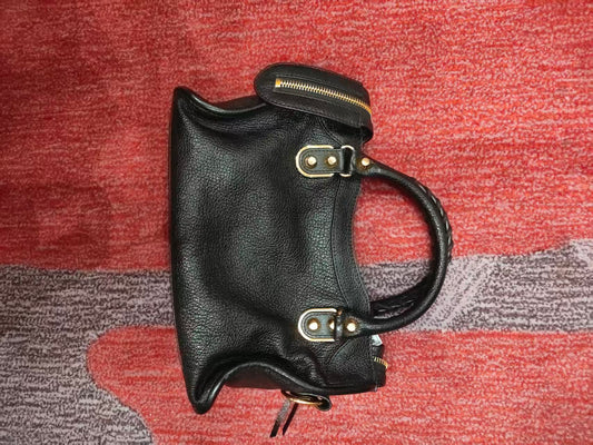 Balenciaga Le City Shoulder Bag Black