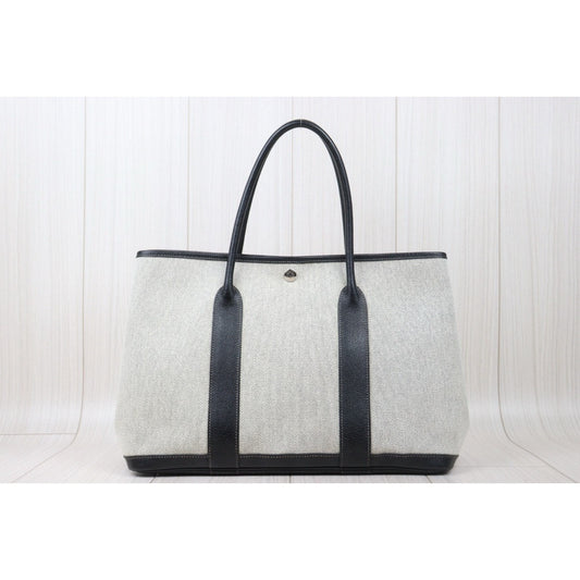 Good ( Rank AB)| HERMES Garden Party PM Handbag □L Stamp Made In 2008 Year|24112801