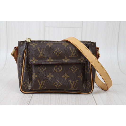 Rank A | LV Monogram Viva cite PM Shoulder Bag |24062503