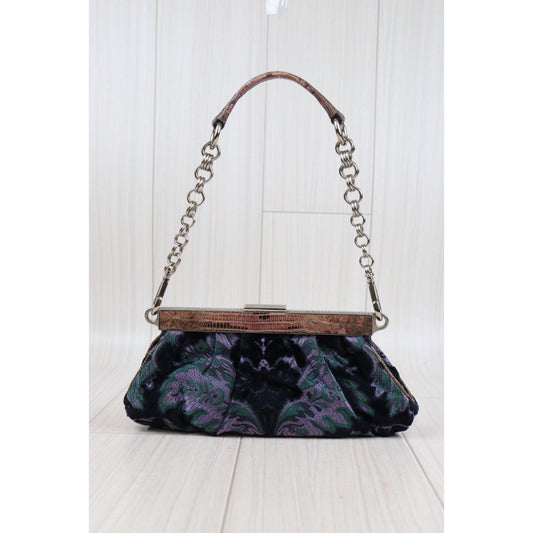 Rank A | PRADA Embroidery Lizart Black|Q24021530