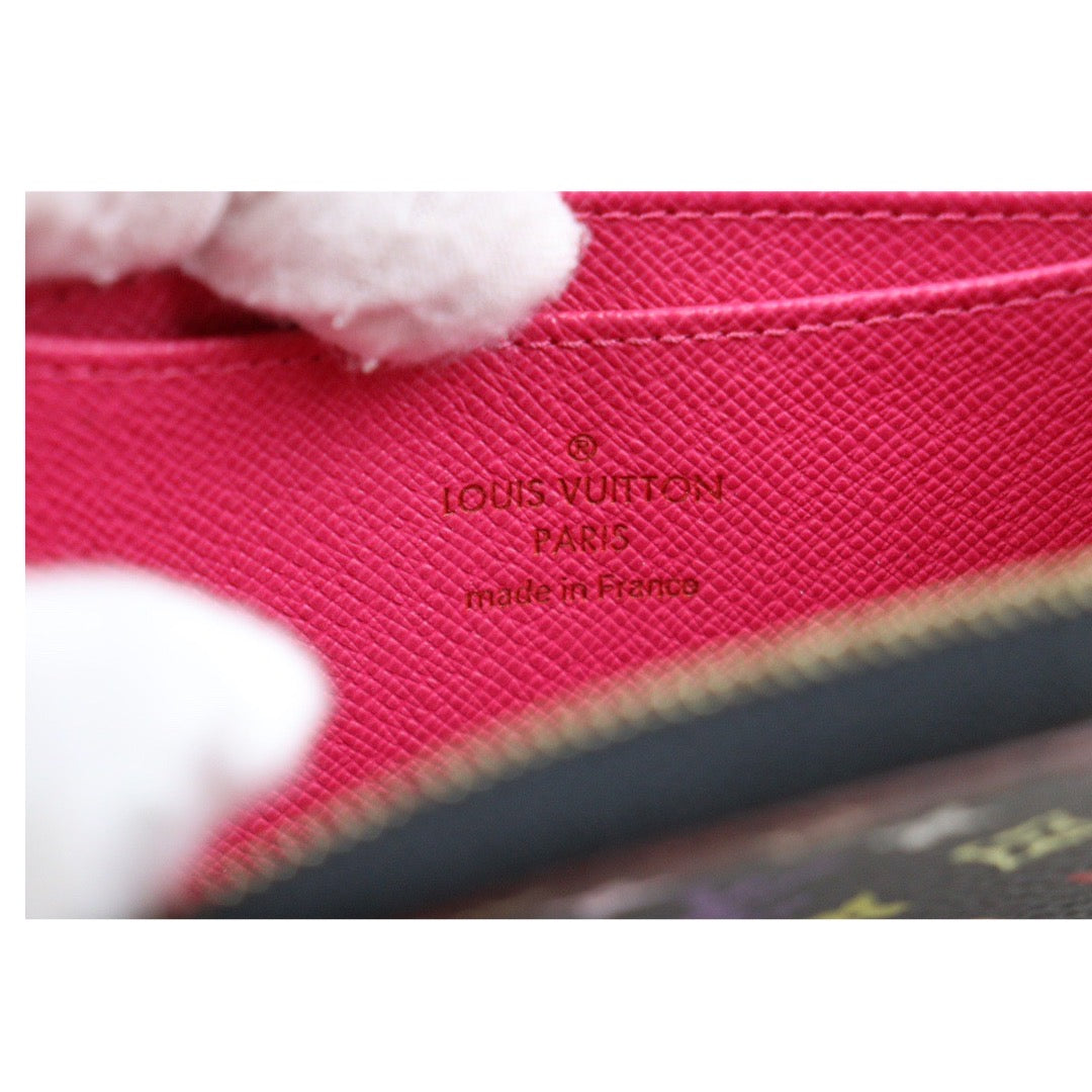 Rank A | LV Monogram Multicolor Wallet Black |23121111