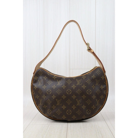 Very Good ( Rank A)|LV Monogram Pochette Croissant MM Shoulder Bag|24101003