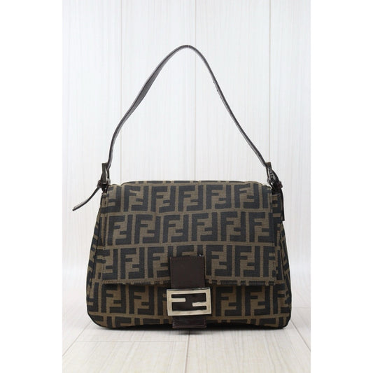 Good ( Rank AB)| FENDI Zucca Mamma Baguette Shoulder Bag |V24100403