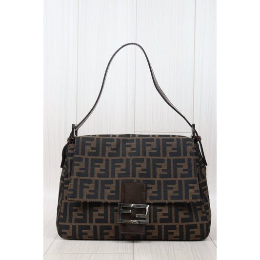 Good ( Rank AB)| FENDI Zucca Mamma Baguette Shoulder Bag |24110736