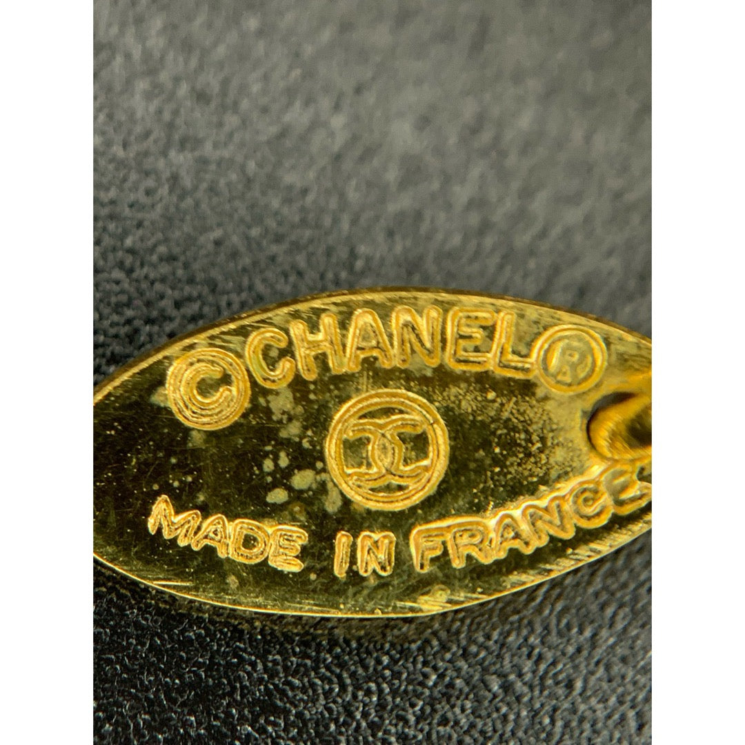 Good ( Rank AB)| CHANEL Coco Mark Rhinestone Necklace|24062601