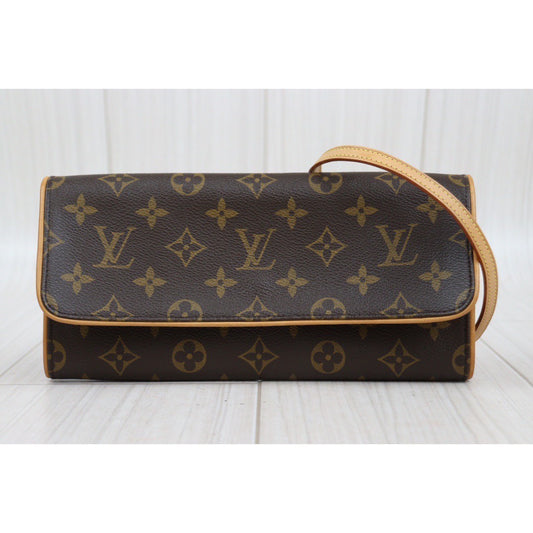 Rank A| LV Monogram Pochette Twin GM Shoulder Bag|24031415
